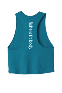Load image into Gallery viewer, BELLA+CANVAS® Women’s Racerback Cropped Tank
