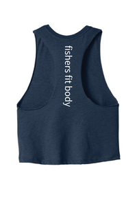 Load image into Gallery viewer, BELLA+CANVAS® Women’s Racerback Cropped Tank

