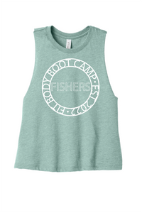 Load image into Gallery viewer, BELLA+CANVAS® Women’s Racerback Cropped Tank
