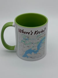 Load image into Gallery viewer, 11 oz Ceramic Coffee Mug Where&#39;s Kevin
