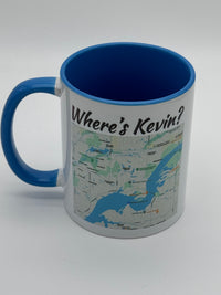 Load image into Gallery viewer, 11 oz Ceramic Coffee Mug Where&#39;s Kevin
