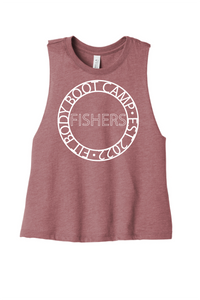 Load image into Gallery viewer, BELLA+CANVAS® Women’s Racerback Cropped Tank
