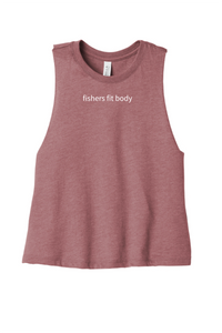 Load image into Gallery viewer, BELLA+CANVAS® Women’s Racerback Cropped Tank
