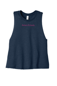 Load image into Gallery viewer, BELLA+CANVAS® Women’s Racerback Cropped Tank
