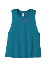 Load image into Gallery viewer, BELLA+CANVAS® Women’s Racerback Cropped Tank
