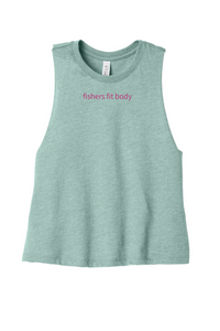 Load image into Gallery viewer, BELLA+CANVAS® Women’s Racerback Cropped Tank
