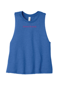 Load image into Gallery viewer, BELLA+CANVAS® Women’s Racerback Cropped Tank
