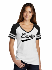 Load image into Gallery viewer, Ladies  Game Day V-Neck Tee
